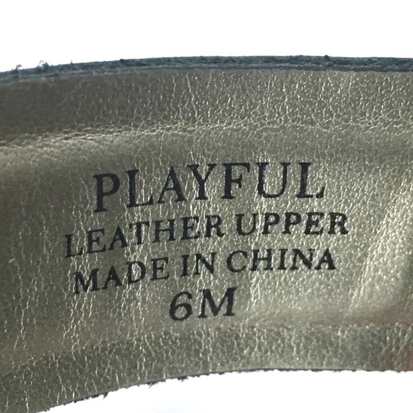 TAHARI Slide Sandals Leather Floral 2 Strap Playful Open Toe Slip On Shoe Size 6 - Picture 6 of 9